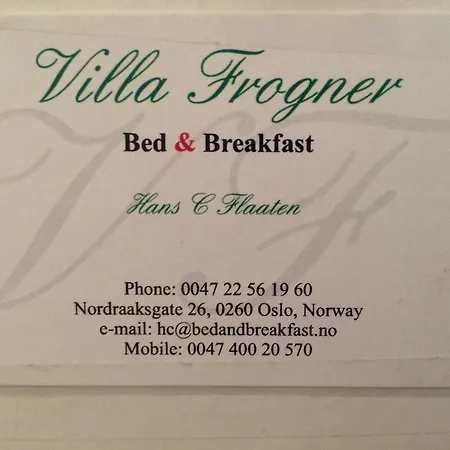 Frogner 오슬로