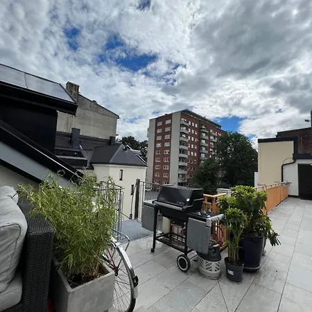 Sentral loftsleilighet med solfylt utetplass * Oslo