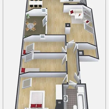 Leilighet Large Loft - Private Rooftop Terrace - Old Town *