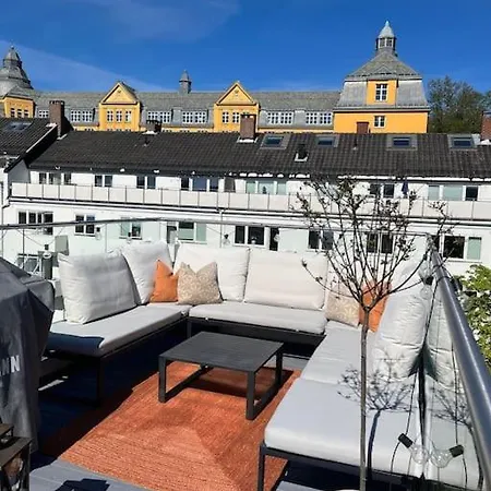 Penthouse With Unique Rooftop Terrace Oslo