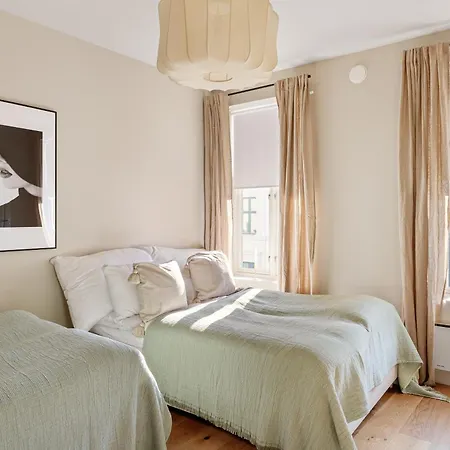 Dinbnb Gruenerlokka I 2-bedroom With Double Queen & Balcony
