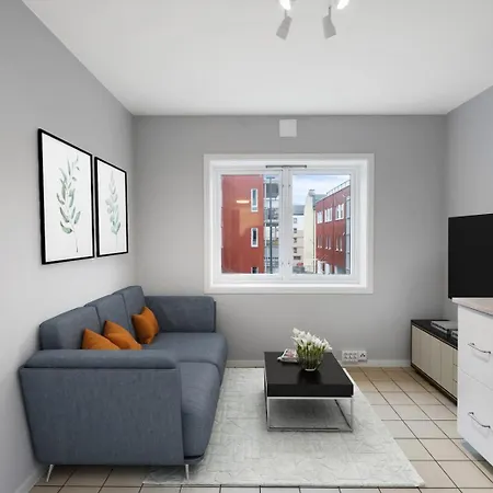 Apartment Downtown King Bed Fashionable Oslo