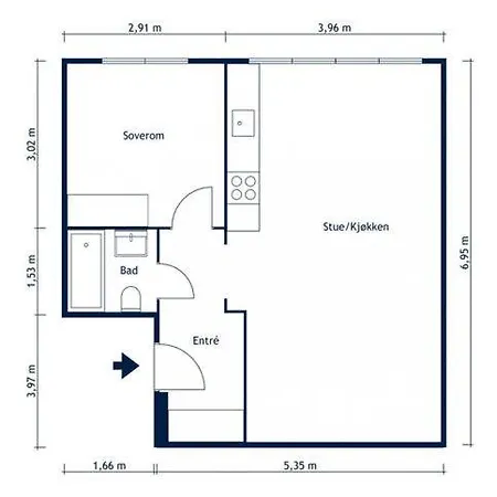 Leilighet Demims -- Cozy, & Stylish
