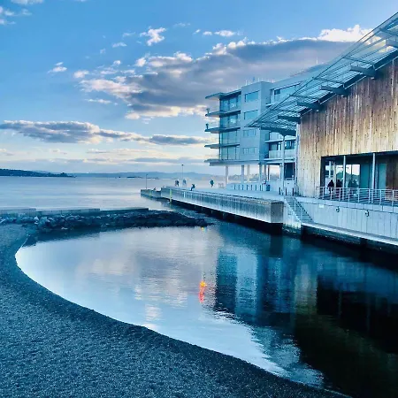Exclusive Apartment, Sea View To Fjord, Located On Water In Center Lägenhet Oslo