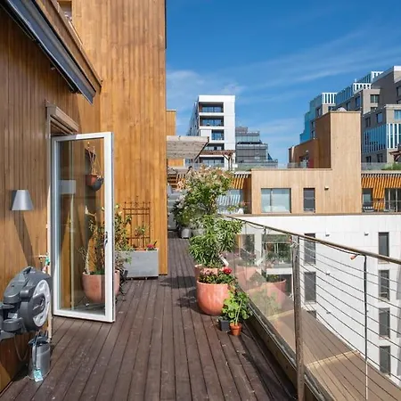 Luxury Penthouse In Oslo, Fjord View, Jacuzzi And Huge Terrasse Appartement