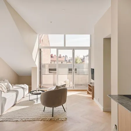 Apartment Dinbnb Gruenerlokka I Penthouse With Private Rooftop I 2-bedroom With Double Queen & 2 Bathrooms *