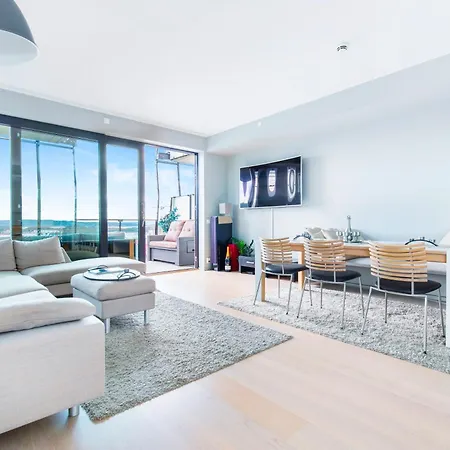 Super Designer Penthouse At 19th Floor With Amazing View! Lägenhet Oslo