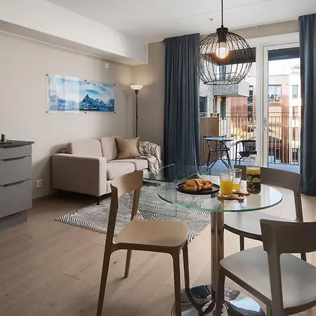 Lägenhetshotell Bjorvika Apartments, Opera Area, Center