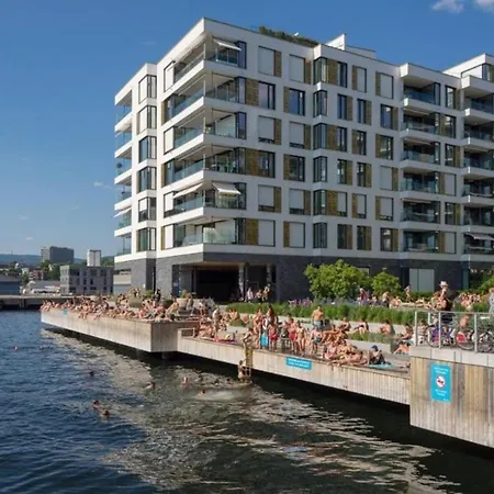 Lägenhet Luxurious Tjuvholmen Right Next To Norway, And Thethief *