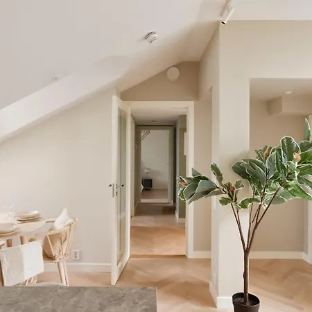 Dinbnb Gruenerlokka I Penthouse With Private Rooftop I 2 Bedrooms & 1 Bathroom *