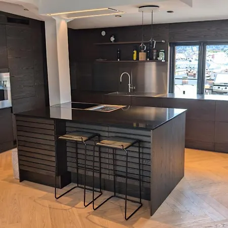 Penthouse I Sentrum Med Balkong Og Utsikt - Ingen Rengjøringsgeby Апартаменты Осло