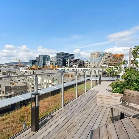 Bjorvika Center Double Bed And Sofa Bed Apartment Oslo