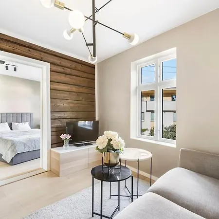 Апартаменты Romslig Og Moderne I