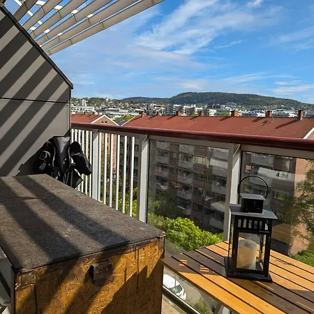 Spacious And Cozy Study With Balcony オスロ