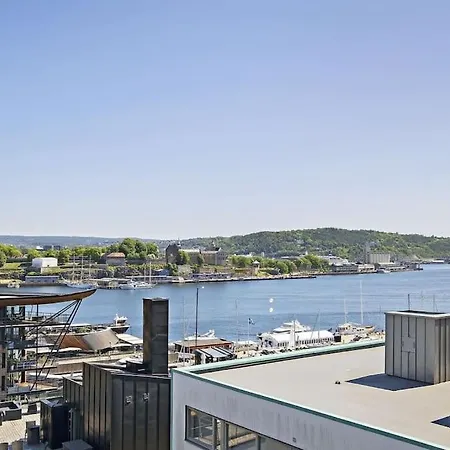 Tjuvholmen - Balcony With Seaview & 2 Bedrooms オスロ