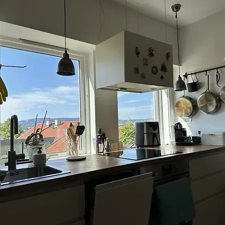 Cozy With Amazing View And Location アパート オスロ